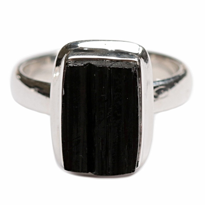 Turmalín skoryl prsteň striebro Ag 925 R1524 - 54 mm (US 7), 5,3 g