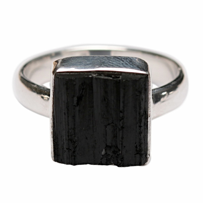 Turmalín skoryl prsteň striebro Ag 925 R1548 - 59 mm (US 9), 5,8 g