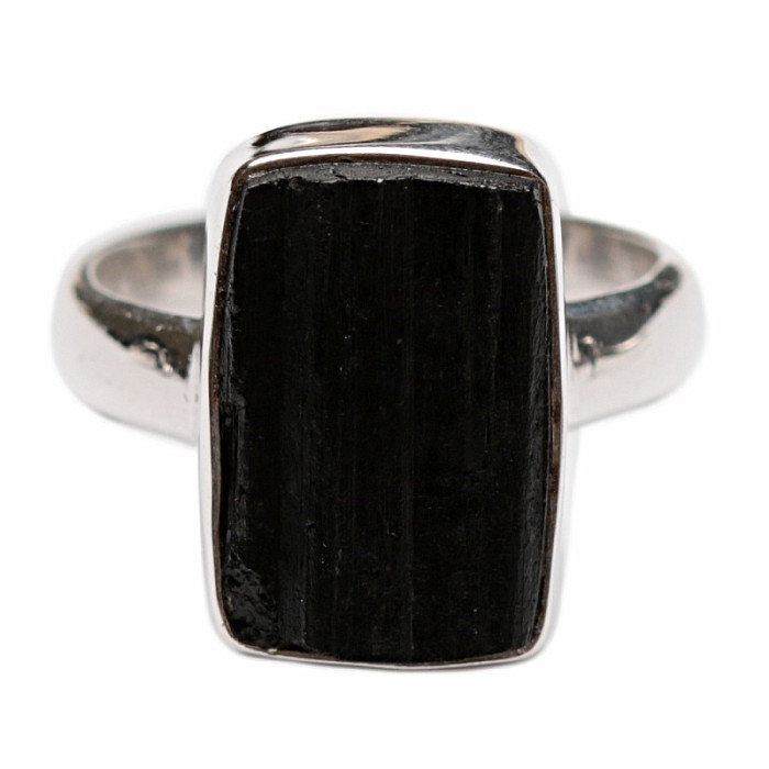 Turmalín skoryl prsteň striebro Ag 925 R1555 - 54 mm (US 7), 5,8 g