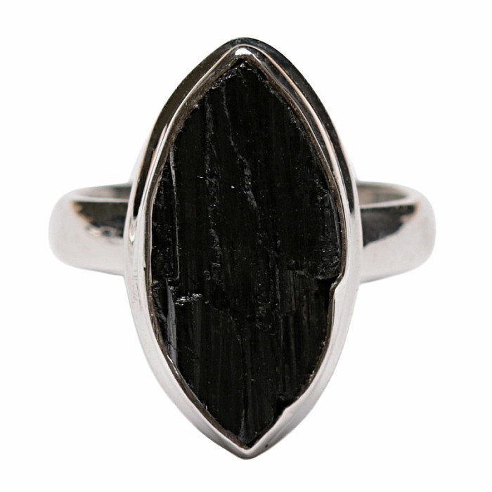 Turmalín skoryl prsteň striebro Ag 925 R1565 - 53 mm (US 6,5), 6 g