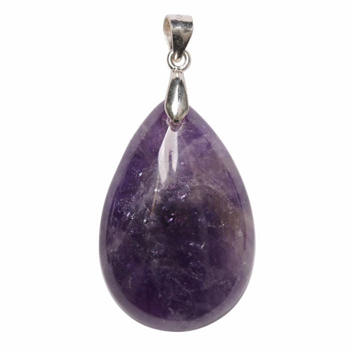 Ametyst prívesok striebro Ag 925 č. 16 - 3,1 cm, 6,9 g