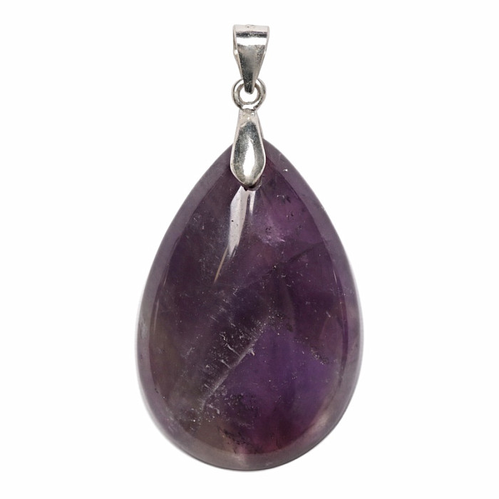 Ametyst prívesok striebro Ag 925 č. 18 - 3 cm, 6,4 g