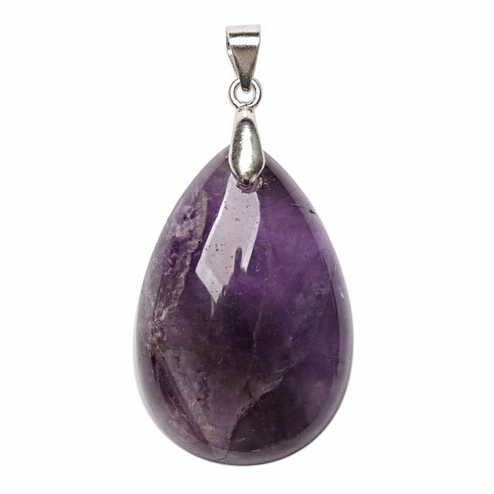 Ametyst prívesok striebro Ag 925 č. 19 - 2,9 cm, 7,4 g