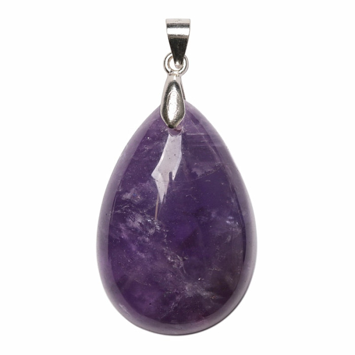 Ametyst prívesok striebro Ag 925 č. 20 - 3 cm, 7,7 g