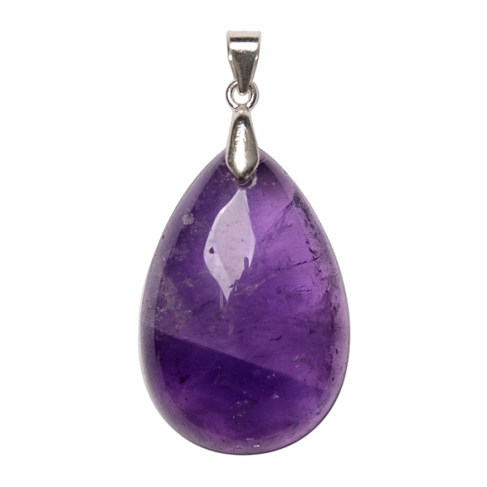 Ametyst prívesok striebro Ag 925 č. 21 - 3 cm, 7,7 g