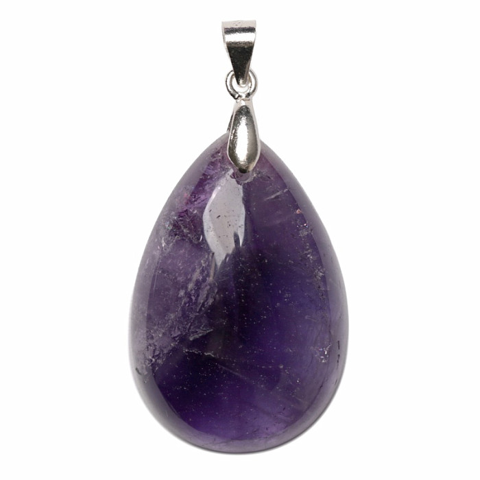 Ametyst prívesok striebro Ag 925 č. 22 - 3 cm, 7,5 g