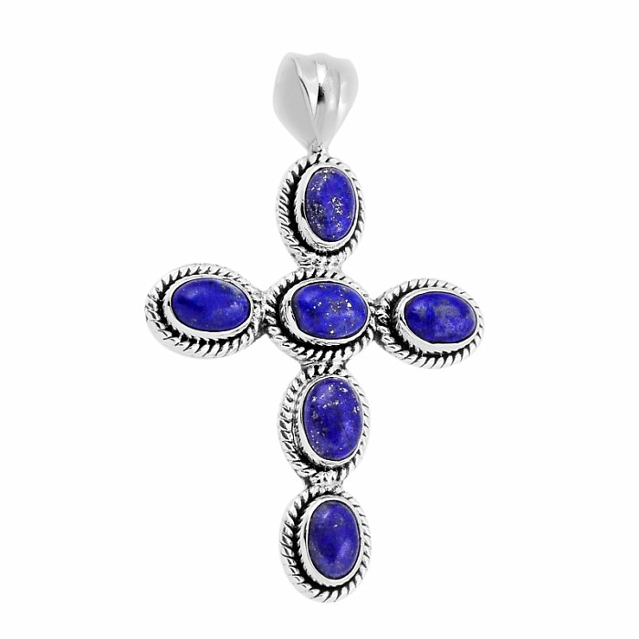 Lapis Lazuli prívesok striebro Ag 925 39031 - 3,8 cm, 7,1 g