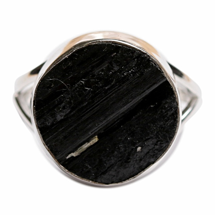 Turmalín skoryl prsteň striebro Ag 925 R5 - 58 mm (US 7,5), 6,3 g