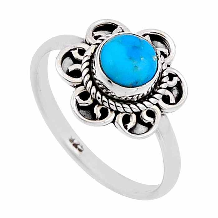 Tyrkys Mohave prsteň striebro Ag 925 52864 - 57 mm (US 8), 2,2 g