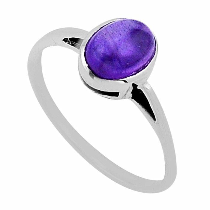 Ametyst prsteň striebro Ag 925 53974 - 60 mm (US 9,5), 1,7 g