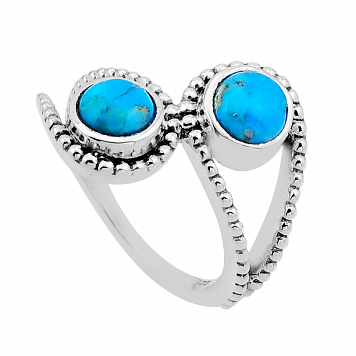 Tyrkys Mohave prsteň striebro Ag 925 54833 - 55 mm (US 7,5), 5,4 g