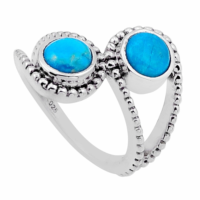 Tyrkys Mohave prsteň striebro Ag 925 54834 - 52 mm (US 6), 5,4 g