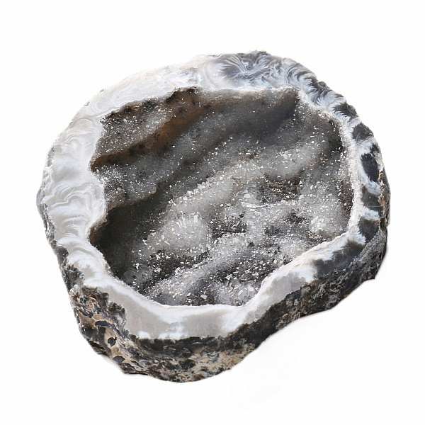 Achát pierkový geodka - XL - cca 3 - 4 cm