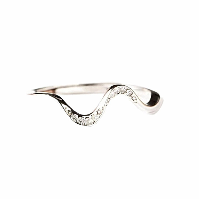 Strieborný prsteň Silver Wave - 58 mm (US 9), 0,9 g