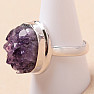 Ametyst družičku prsteň striebro Ag 925 R1051