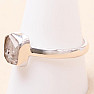 Herkimer diamant prsteň striebro Ag 925 LOT106