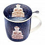 Hrnček na čaj Meditujúci Budha