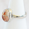 Opál mexický ohnivý prsteň striebro Ag 925 R1273