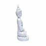 Budha meditujúca thajská soška biela 11 cm