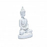Budha meditujúca thajská soška biela 8 cm