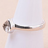 Herkimer diamant prsteň striebro Ag 925 KO157