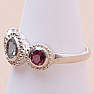 Topaz modrý prsteň striebro Ag 925 KO171