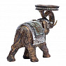 Slon socha so svietnikom na čajovú sviečku 16 cm