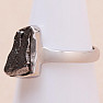Meteorit Campo del Cielo prsteň striebro Ag 925 R2044