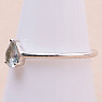 Topaz modrý prsteň striebro Ag 925 KO219