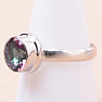 Topaz mystický prsteň striebro Ag 925 24155