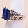 Lapis Lazuli prsteň striebro Ag 925 27361
