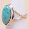 Larimar prsteň striebro Ag 925 KO275