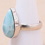 Larimar prsteň striebro Ag 925 KO276
