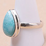 Larimar prsteň striebro Ag 925 KO277