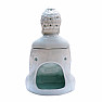 Aróma lampa keramická Budha svetlo modrý