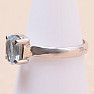 Topaz modrý prsteň striebro Ag 925 KO321