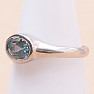 Topaz modrý prsteň striebro Ag 925 KO322
