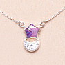 Opál dendritický náhrdelník striebro Ag 925 37647