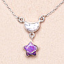 Opál dendritický náhrdelník striebro Ag 925 37659