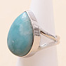 Larimar prsteň striebro Ag 925 LOT397