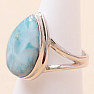 Larimar prsteň striebro Ag 925 LOT403