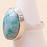 Larimar prsteň striebro Ag 925 LOT404