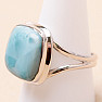 Larimar prsteň striebro Ag 925 LOT405
