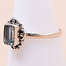Topaz modrý prsteň striebro Ag 925 MIX41