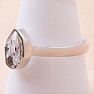 Herkimer diamant prsteň striebro Ag 925 LOT42