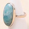 Larimar prsteň striebro Ag 925 LOT420