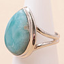 Larimar prsteň striebro Ag 925 LOT427