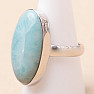 Larimar prsteň striebro Ag 925 LOT432