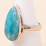 Larimar prsteň striebro Ag 925 LOT435