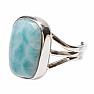 Larimar prsteň striebro Ag 925 LOT445